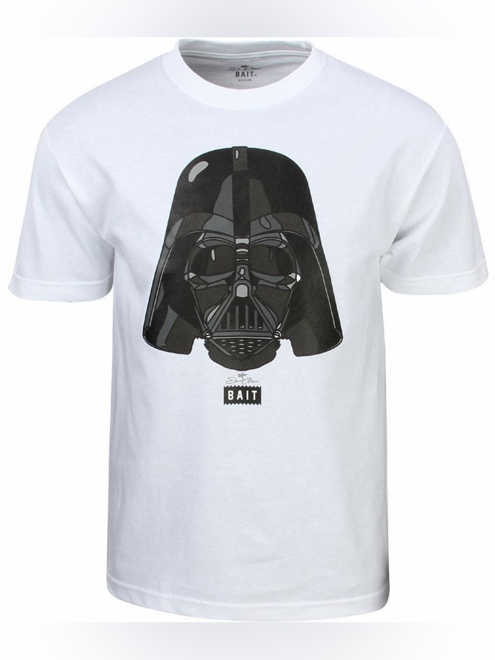 BAIT x David Flores Darth Vader Star Wars Graphic T Shirt White Size Small